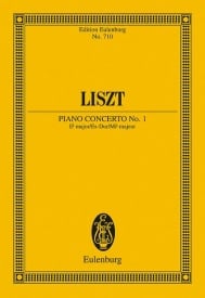 Liszt: Piano Concerto No. 1 Eb major (Study Score) published by Eulenburg